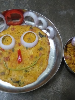 வெஜ் ஆம்லெட்(Veg omelette recipe in tamil) செய்முறை முக்கிய புகைப்படம்