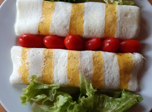 Foto di Omelette ripiene bicolor