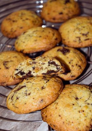 Amerikai csokis keksz recept fotója