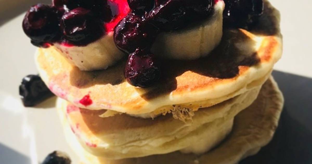 Pancakes esponjosos! Fáciles y muy ricos! Merienda día del padre Receta