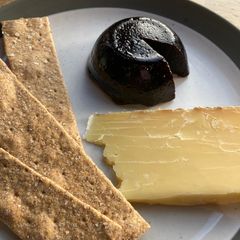 A picture of #ChooseToCook Damson and blackberry cheese.