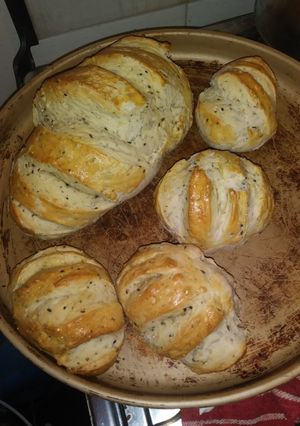 Una foto de Pan casero con mix de semillas