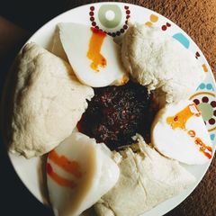 A picture of Ekuru (White Moi Moi).