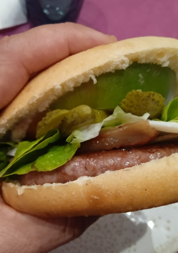 Una foto de Burger cangreburger