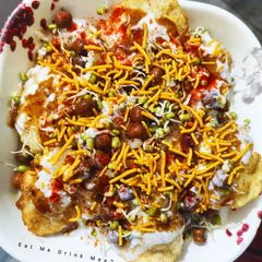 Sprouts Papdi Chaat A picture of Sprouts Papdi Chaat.