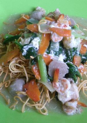 Foto resep Mie titi kriuk kw