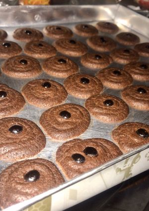 Foto resep Semprit coklat (putih telur)