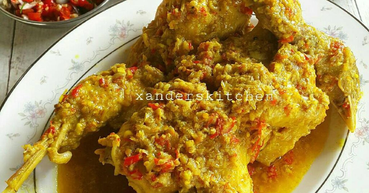 Resep ayam betutu asli Bali, pedas & penuh rempah