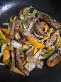 Fajitas de carne de res