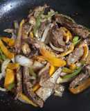 Fajitas de carne de res