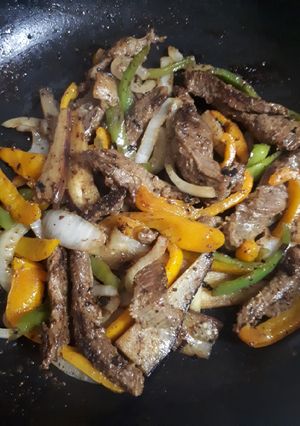 Una foto de Fajitas de carne de res