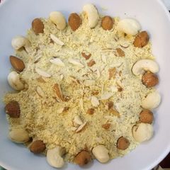 A picture of Healthy chana churma.