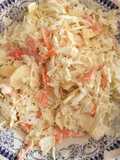 Ensalada de col y zanahoria