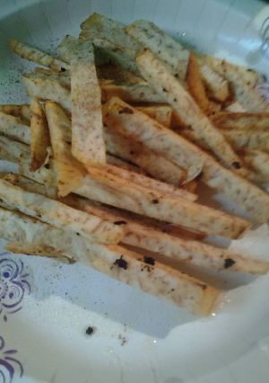 A picture of Taro fries.