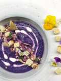 Vellutata di cavolo cappuccio viola