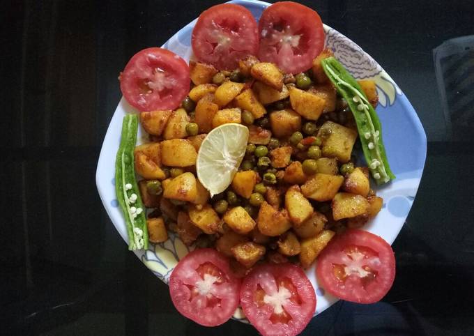 Recipe of Homemade Crispy roasted mutter aloo