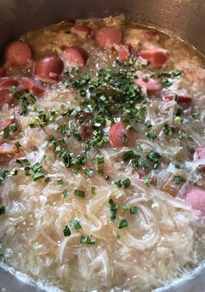 A picture of Wiener Sauerkraut Soup (Keto/Low Carb).