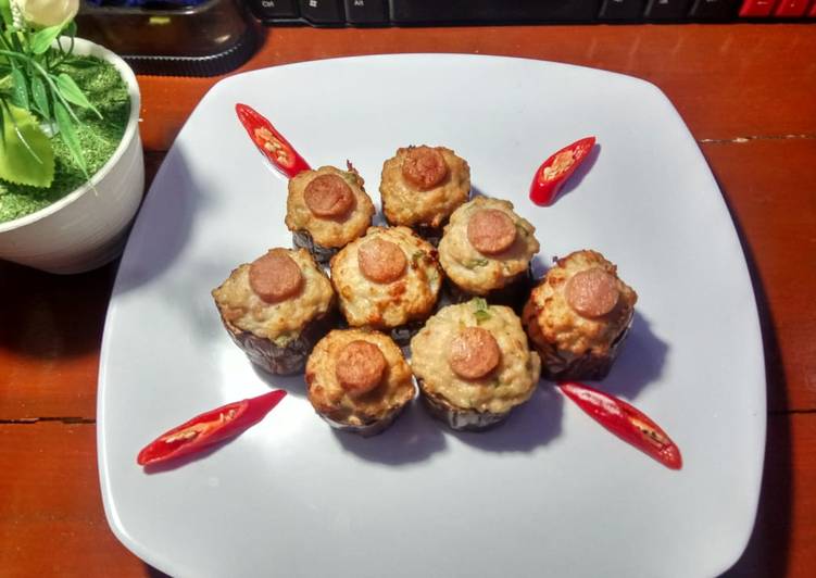 Terong ungu ayam sosis