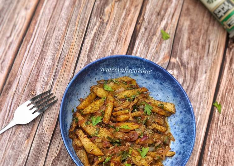 Recipe of Homemade Masala potatoes|Fries