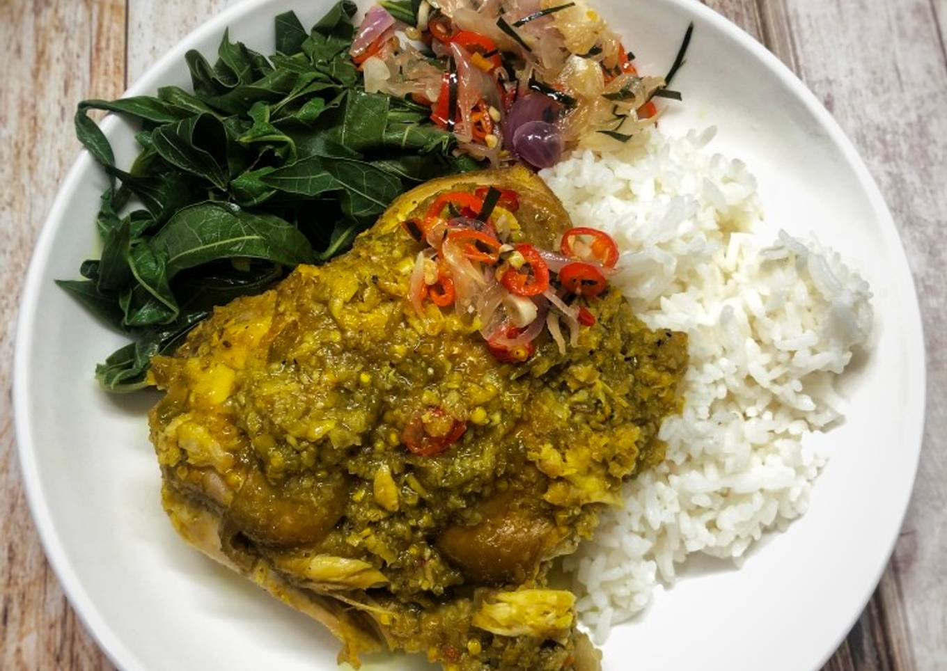 Ayam Betutu & Sambal matah