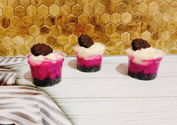 Cara Gampang Membuat "Naga Dessert box"??❤️ yang Lezat