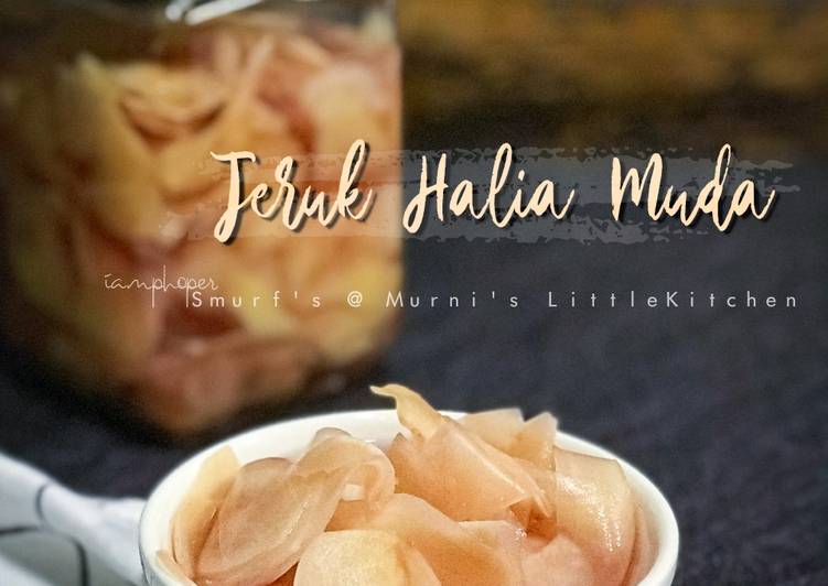 Steps to Make Favorite Jeruk Halia Muda