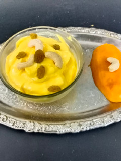 મેંગો એન્ડ ડ્રાયફ્રૂટ શ્રીખંડ(mango dry fruit shikhand recipe in Gujarati) રેસીપી મુખ્ય ફોટો