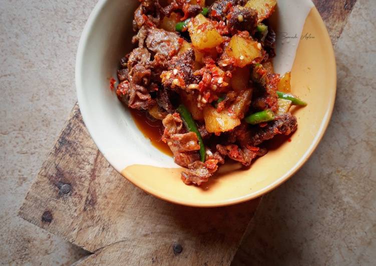 Resep Sambal Goreng Hati Kentang Yang Enak Racikan Bumbu