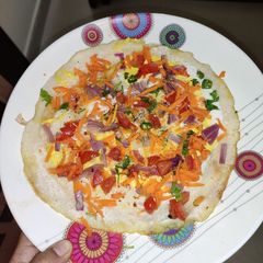 A picture of Egg Dosa.