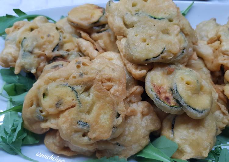 Recipe of Award-winning Frittelle di zucchine con farina di ceci e senza uova 👈