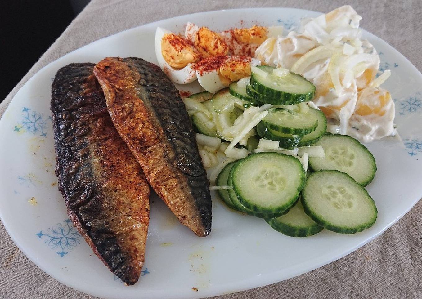 Indian-Spiced Mackerel Fillets