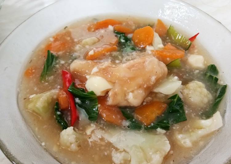 Resep Sapo Tahu Sayuran Anti Gagal