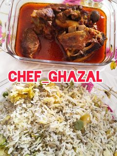 عکسی از دستور باقالی پلو با گوشت