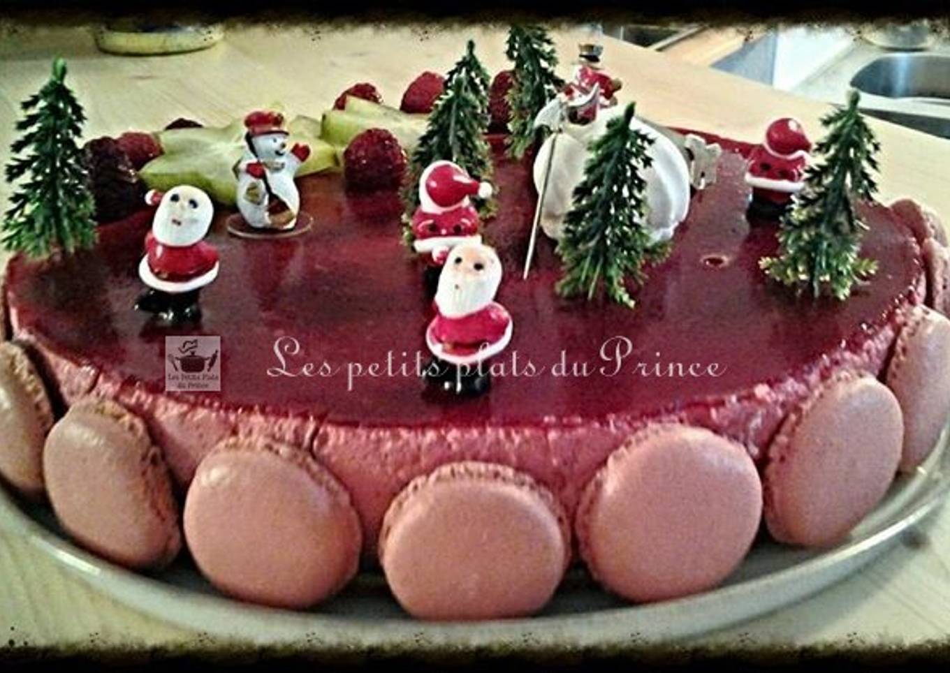 Bavarois de Noël aux fruits rouges