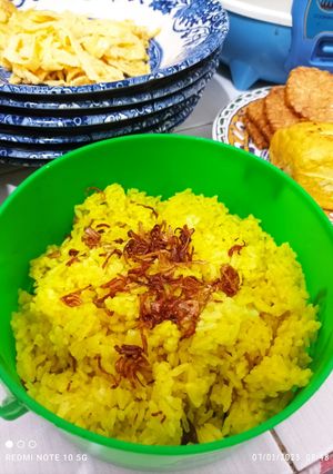 Foto resep Nasi Kuning Kukus