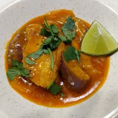 Red curry fish A picture of Red curry fish.
