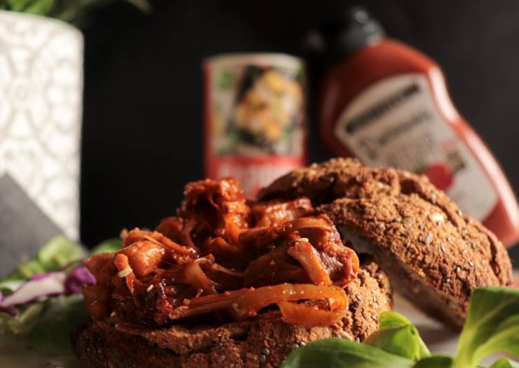 Recette de Tous les soirs de la semaine Jackfruit façon &#34;pulled pork&#34;