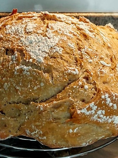 Una foto de PAN🥐CASERO, sin Amasar...‼️