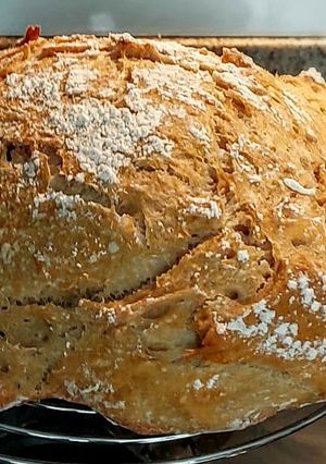 Una foto de PAN🥐CASERO, sin Amasar...‼️