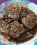 Solomillo de cerdo con setas