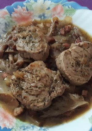 Foto principal de Solomillo de cerdo con setas