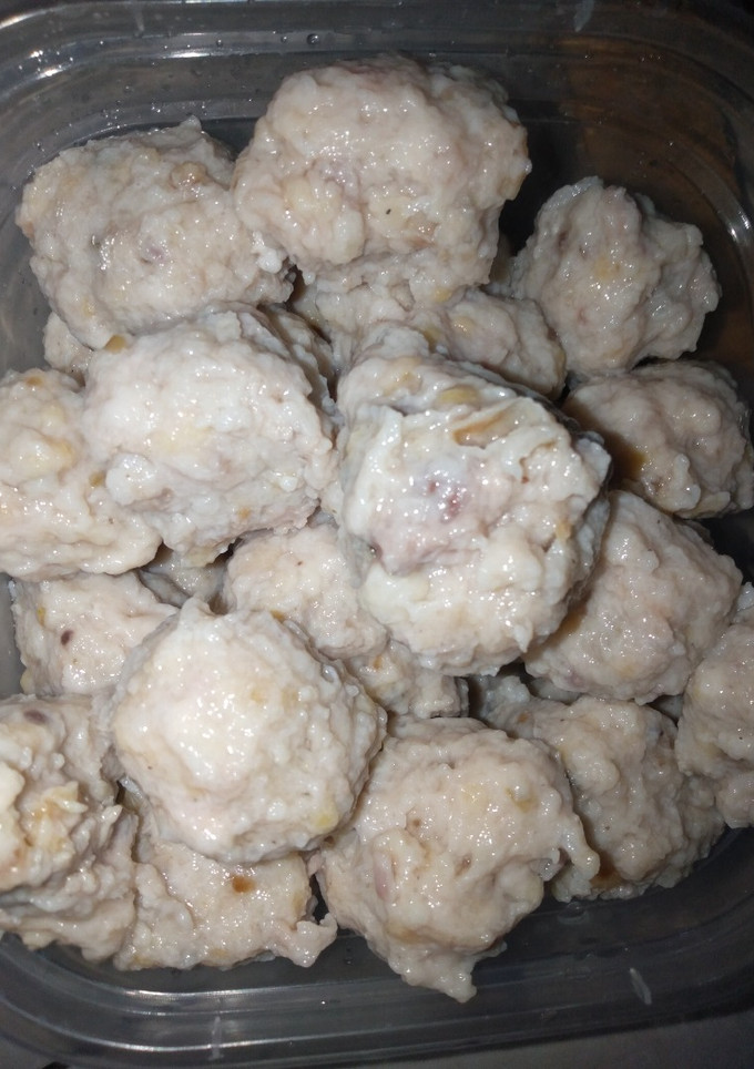 Foto resep Bakso ayam homemade🐔⚪