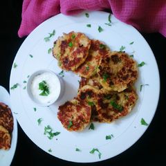 Cheesy Cauliflower Tikkis A picture of Cheesy Cauliflower Tikkis.