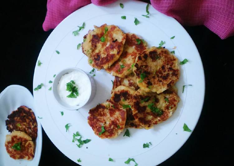 Recipe of Ultimate Cheesy Cauliflower Tikkis