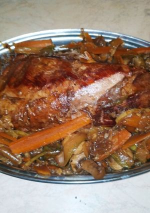 Foto di Spezzatino Cremoso di Vitello ai Funghi e Verdure