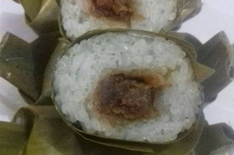 Resep Lemper isi abon Menu Enak