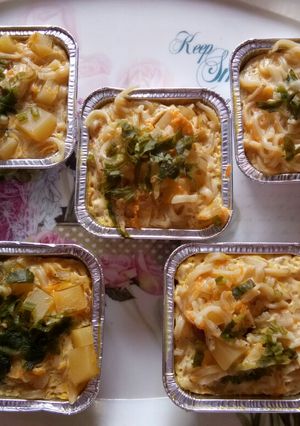 Foto resep Makaroni schotel (tapi ini pake mie telur 😊)