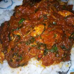 A picture of Smoke fish red oil stew.