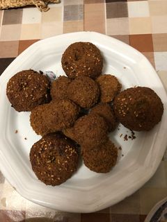 صورة لوصفة فلافل محشيه بصل وسماق وشطه 👌🏼😋
