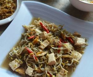 Resep mudah Oseng tauge tahu ikan asin Yummy Mantul